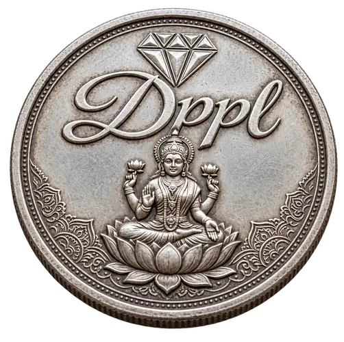 Diamond Palace Pvt. Ltd. Lakshmi silver coin, 999 fine silver, Dhanteras edition